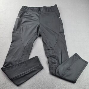 Covalliero Riding Tights Women XL Black Fleece Lined Silicone Full Seat Horse